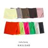 Kaslead New Arrival Women's Fashion Style Fashion Minimalist Versatile Asymmetric Culottes 3152532