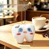 Year of the Sheep Lamb Keychain: Cute Plush Pendant for Students' Bags