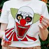 Window Clown Decoration Gothic Acrylic Colorful Clown Ornament Window Corner