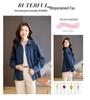 Women's High-End French Autumn 2024 Denim Long Sleeve Shirt