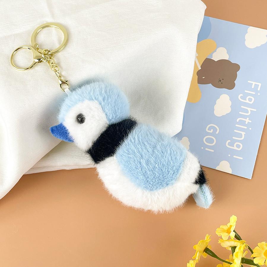 Simulated Parrot Plush Doll With Cotton Filling For Kids Backpack Accessories