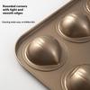 New 6/9/12 Cavity Cake Mold Chestnut Shaped Non-stick Coating Baking Tray Reusable DIY Muffins Moulds Afternoon Tea