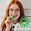 12 Pack Orthodontic Seating Chew for Invisalign, Clear Aligners & Retainers - Dental Chweis Tool for Tight Fit, Green