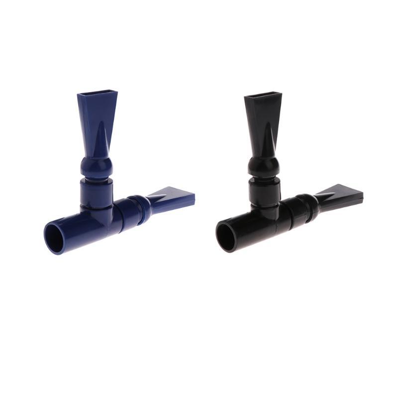 LafyHo Aquarium Filter Duck Bill Flat Nozzle Pump Sump Outlet Tube Fish Tank Outflow Jet Pipe Tube Return MarineBlackBlack 1