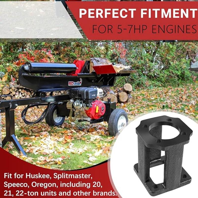 Universal Splitter Pump Mounting Bracket for 5-7Hp Engines High Impact Resistance Easy Installation
