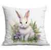Hot Easter Bunny Purple Series Pillow Case with Pillow Case with A Variety of Pillow Covers Available