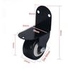 L Shape Plate Furniture Caster Silent Load-Bearing Caster Portable Hardware Caster  Office