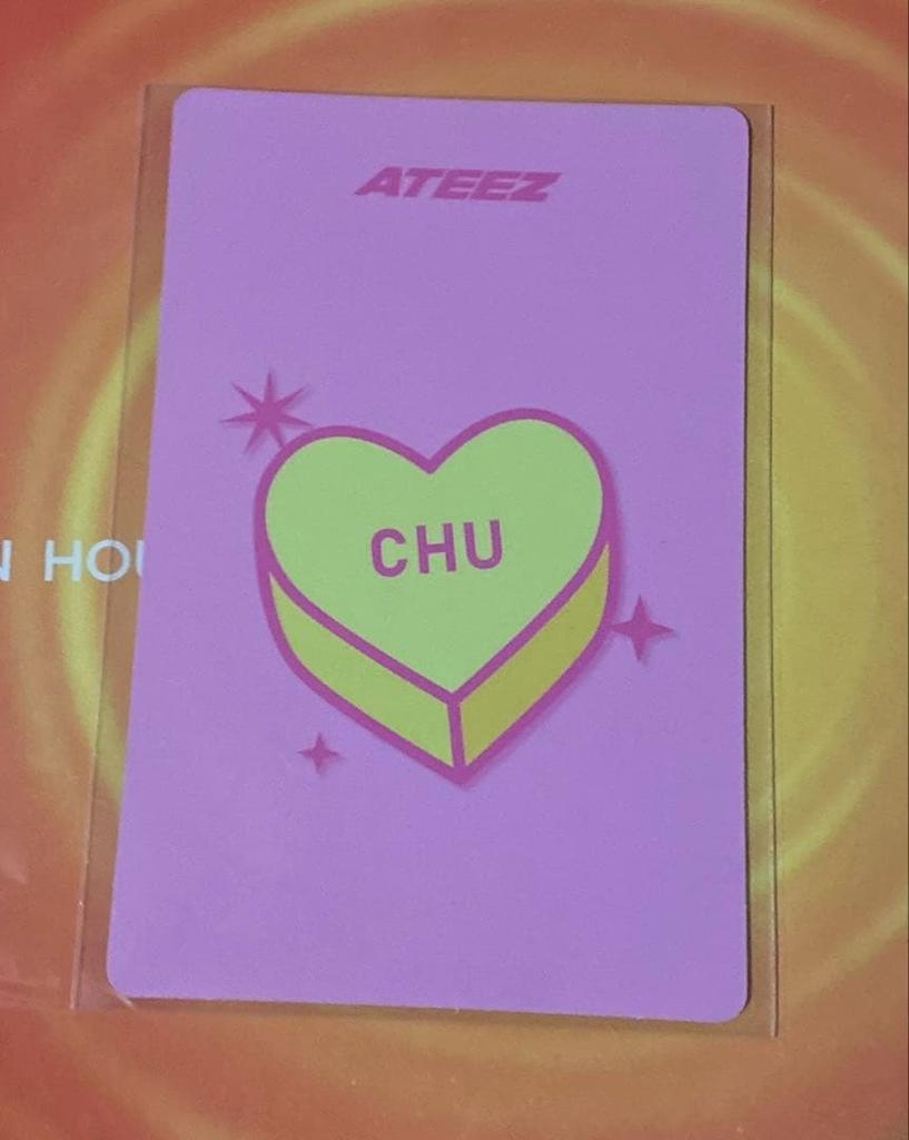 [USED] Wooyoung ATEEZ POP-UP exclusive US limited edition CHU