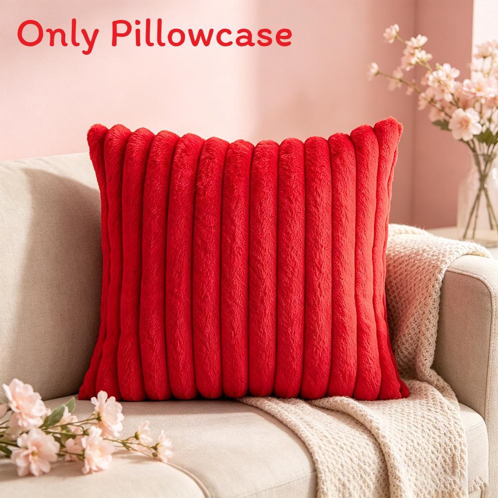 Minimalist Polyester Solid Color Cushion Cover For Living Room Home Decor
