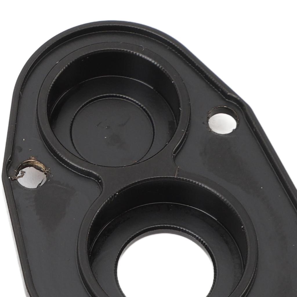 2PCS RC Portal Covers Brass Portal Drive Housing RC Steering Knuckles for Axial Capra for SCX10 III AR45P Axle 1/10 RC Cars Black