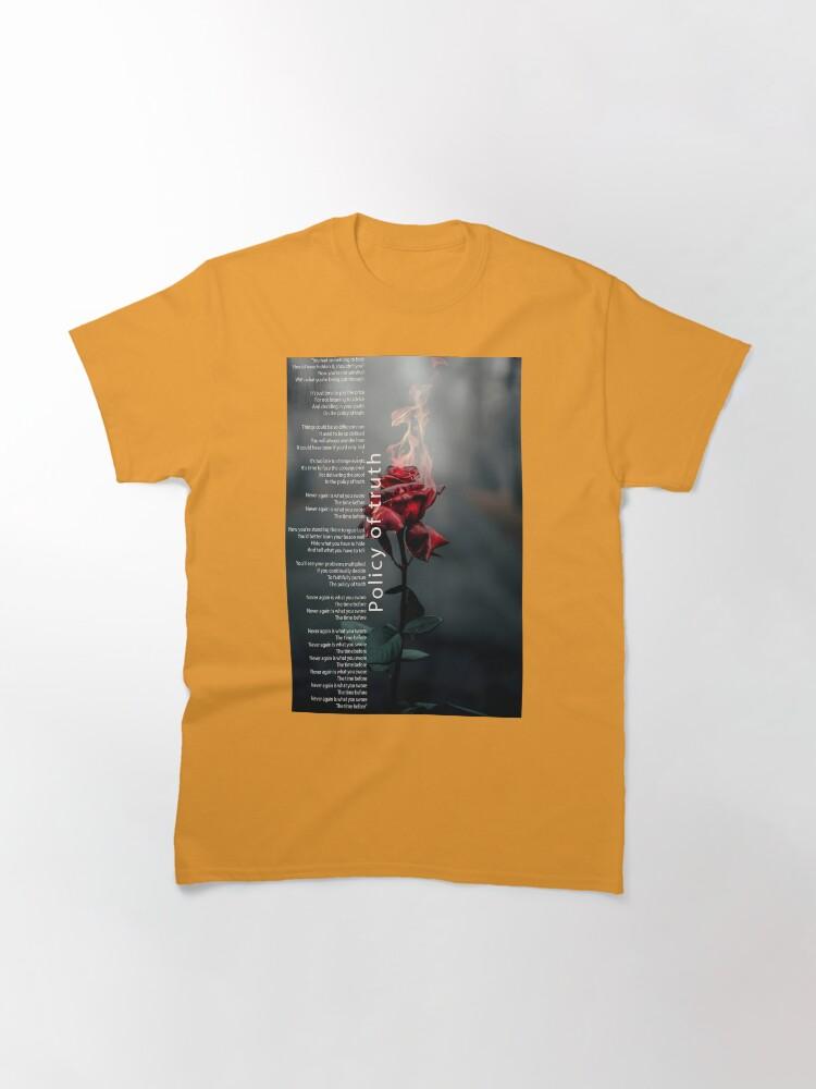 Policy of truth Depeche Mode album Violator Red rose Classic T-Shirt