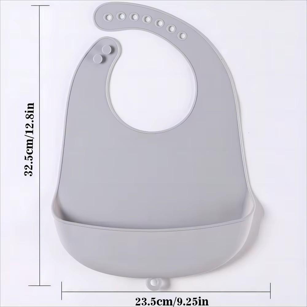 Waterproof Child Feeding Bib Silicone Meal Bib New Baby Bib
