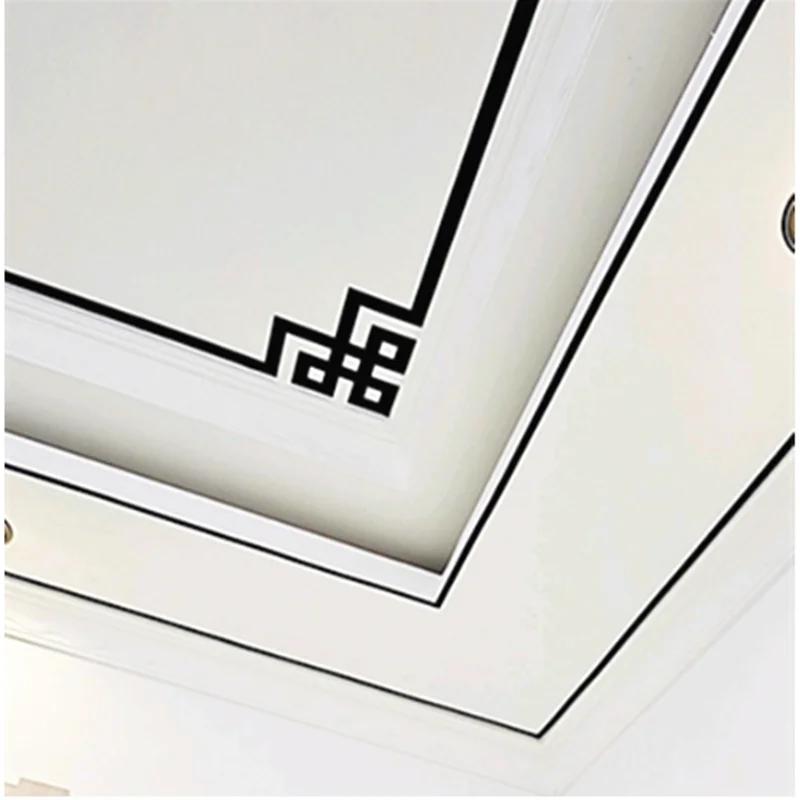 Adesivo Specchio Acrilico 3D Wallsticker 4 Pezzi Specchio Autoadesivo Dorato Adesivo Decorazione Angolo Mobile Decorazione Mobili