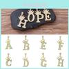Elegant Alphabet Crown Initials Letter Pendant Necklace With Gold Chain Jewelry