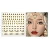 165/180Pcs Fake Nose Studs Crystal Rhinestones Stick On Body Gems No Piercing Decor For Face Lip DIY Festival Accessories