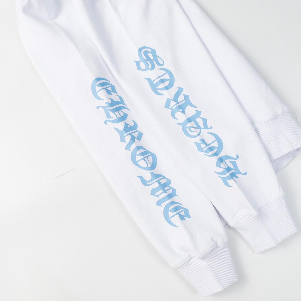 820 CHROME HEARTS 2025 Autumn and Winter New Plus Size Classic Style Logo Hooded Sweatshirt, Suitable for Couples To Wear