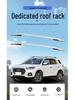 Roof Rack for 2018 IX35: Aluminum Alloy, Black/Silver, Adhesive-Type for Decoration & Modification