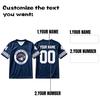 Custom Football , DIY Personalized Sports Uniform for Men Women Youth, Printed Team and Number, Perfect for Day and