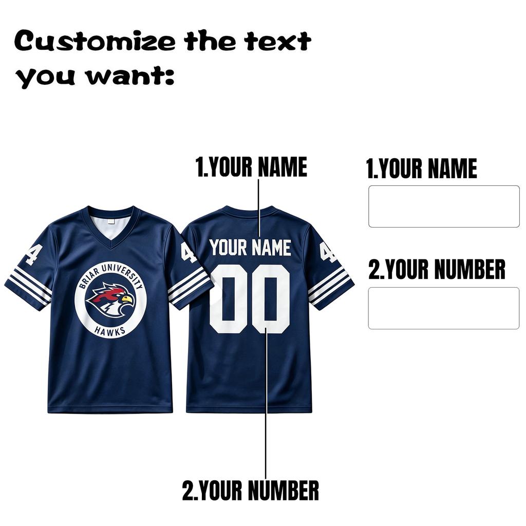 Custom Football , DIY Personalized Sports Uniform for Men Women Youth, Printed Team and Number, Perfect for Day and