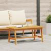 vidaXL Coffee Table 90x45x40 Cm Solid Acacia Wood 4106453