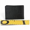 Auth GUCCI GG Embossed Bifold Wallet Leather Black 625559 gu9923ss