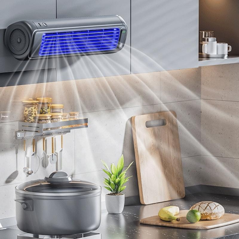 Rechargeable Quiet Desk Fan with Adjustable Airflows Quiet Cooling Fan ABS Texture Perfect for Office or Bedroom Use