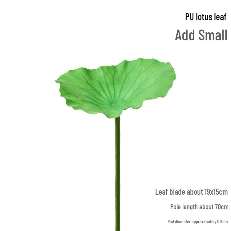 Artificial Lotus Leaf Pond Scenery Props with Stem for Stage and Landscape Photography