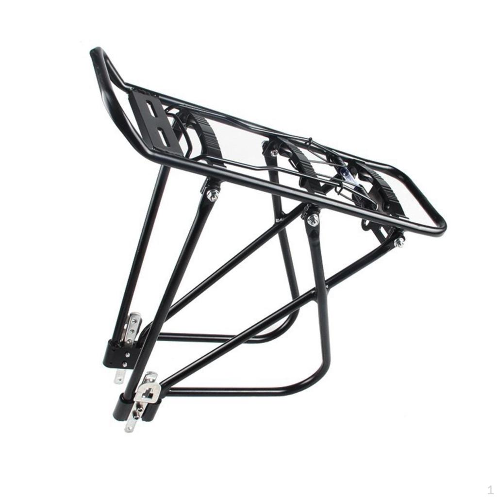 Rear Cycle Cargo Rack | Sturdy AluminumAlloy Construction, Adjustable Mounting Hardware, Bike