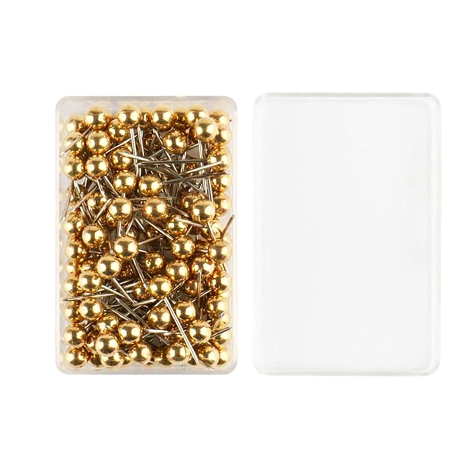 

500 Pcs Round Head Push Pins Decorative Pushpins Thumb Tacks Poster Pins Bulletin Board Pins for Notice Board Photos 1