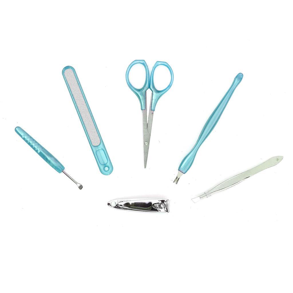 Paradise Good Finish Stainless Steel 5 in 1 Manicure Pedicure Set Kit *252