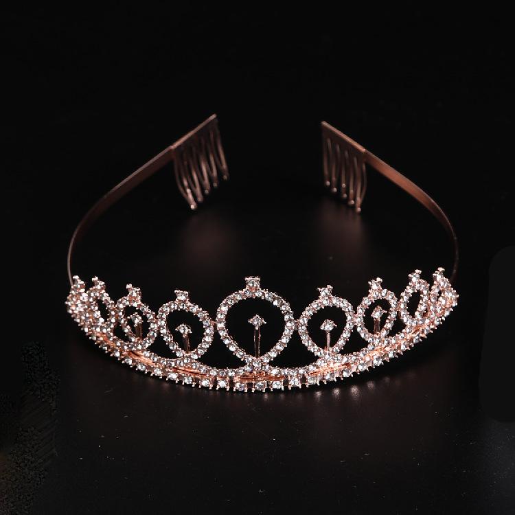 New digital birthday crown headband live party crown princess tiara crown