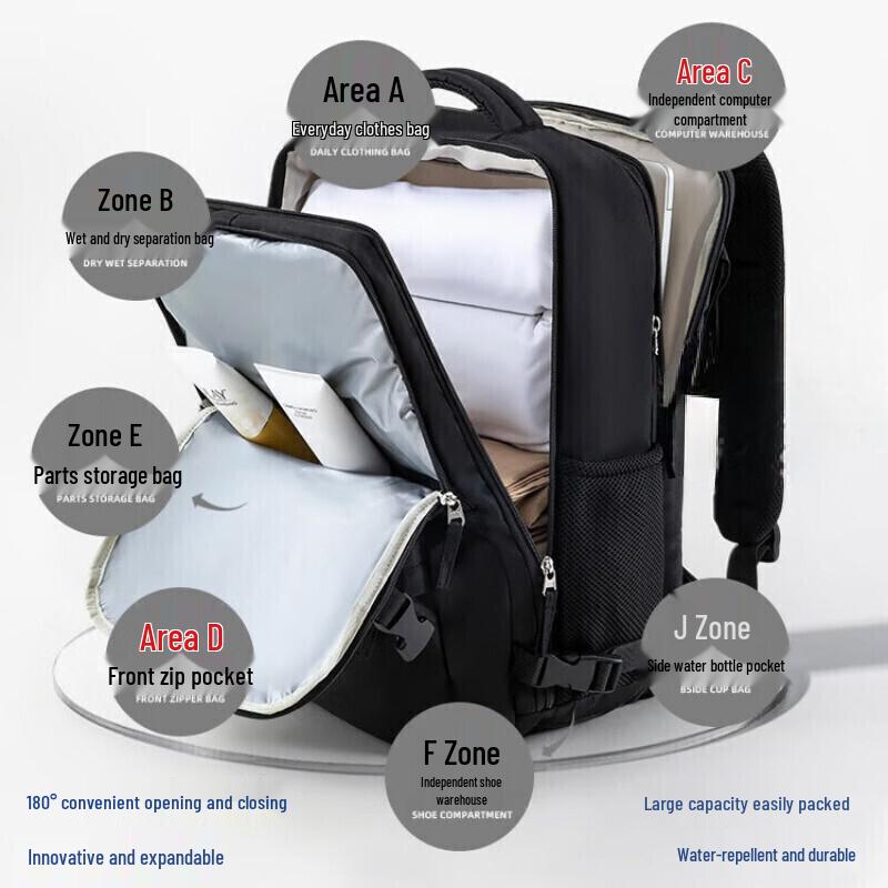 Tucano Lightweight Large Capacity Travel Backpack