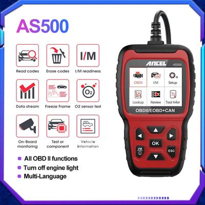 AS500 Auto OBD2 Scanner Motor Code Reader OBD Auto Diagnose Auto Diagnose Werkzeug OBD2 Automotive Scanner