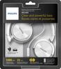 PHILIPS Headphones with Microphone, White, SHL3065WT