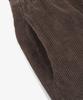 TOFFEE Corduroy Wide Elastic Pants (Brown)