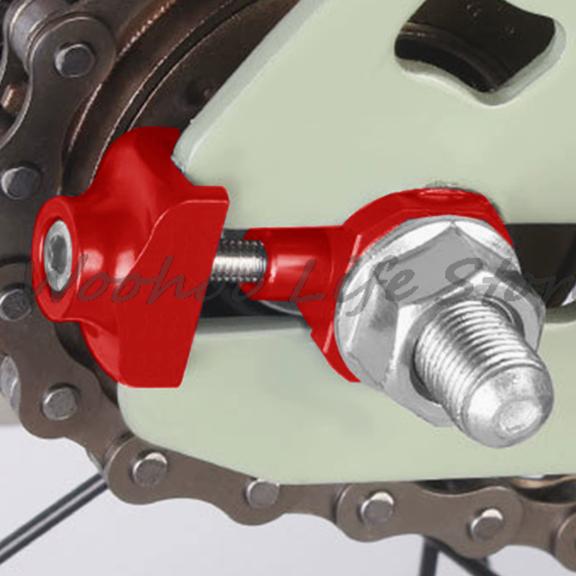 Fixed Gear Chain Tensioner Adjustable For Single Speed And Folding Bikes Durable Bicycle Chain Tool Helps Prevent Chain Drop
