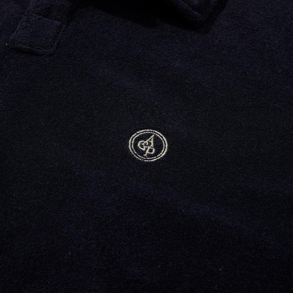 AGENT PEEK Agp Terry Polo Shirt Navy
