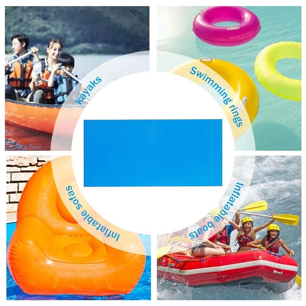 10Pcs Underwater Repair Pool Repair Patches Self-Adhesive Multifunctional Pool Repair Kit For Swimming Pool PVC Patch Glue