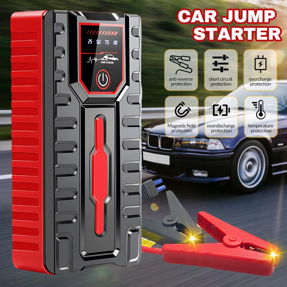 Car Jump Starter Booster Jumper Box Power Bank 12V Portable Battery Charger 6000mAh Starting Device Car Booster Pulse Repair