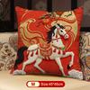 Throw Pillow Cushion Cover Horse Print Luxury Modern Fashion Style Couch Sofa Pillow Covers Bedroom Living Room