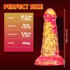 Feilong Mixed Color Liquid Silicone Big Penis Simulation Rear Court Anal Plug Dildo Adult Products