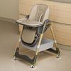 High Chair, Children's Folding Feeding Chair with a Table, with Wheels
