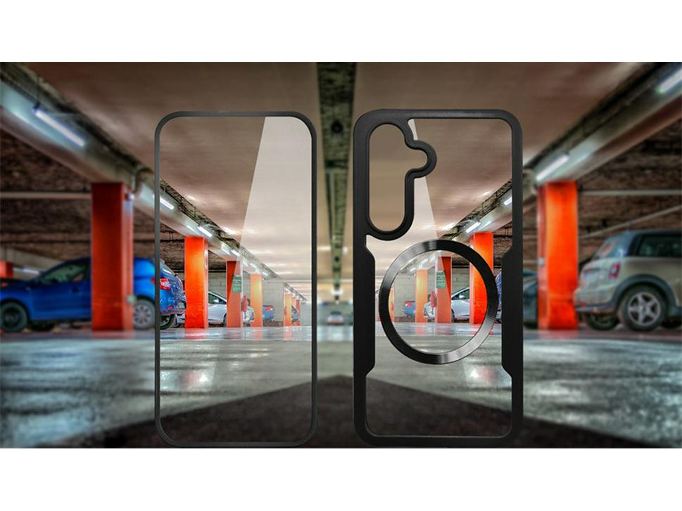 Magnetic Adsorption Transparent Case for Samsung S26/S25FE/S22/S24/S23 Ultra/A17/A16A - Full Coverage
