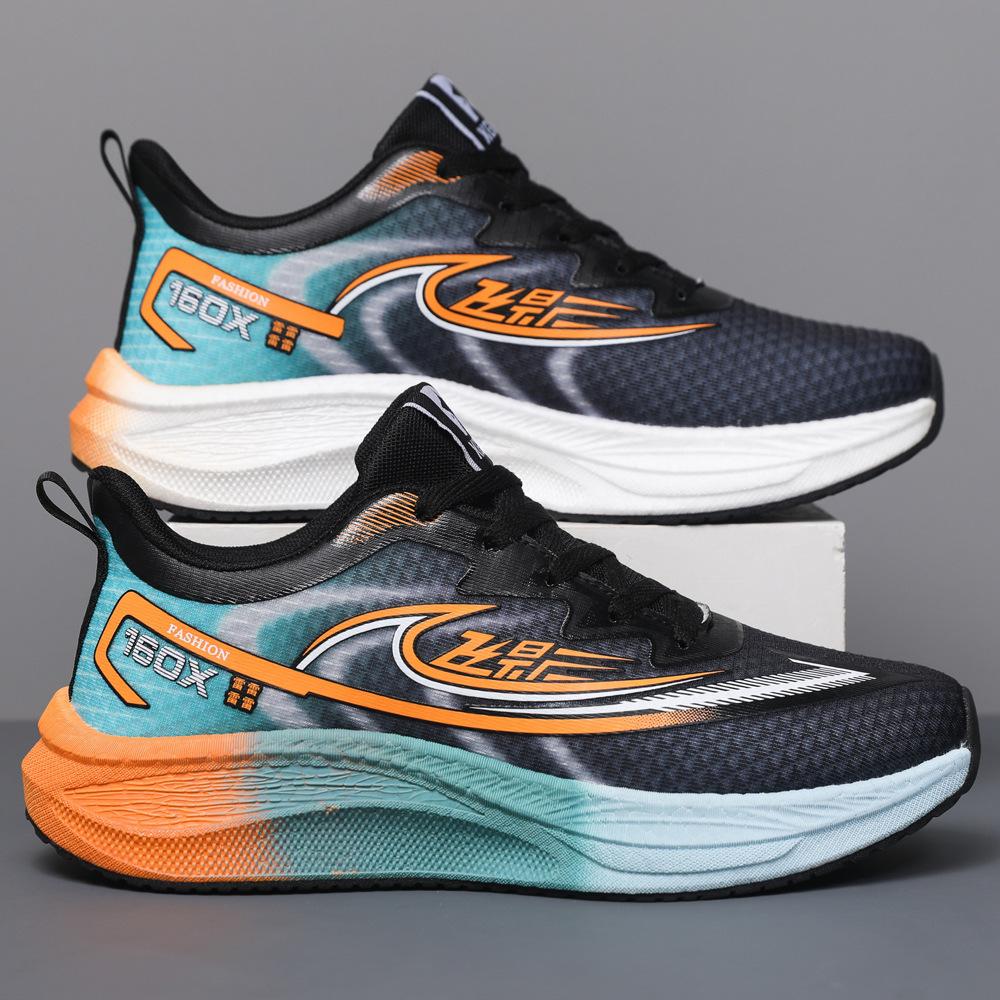 

New Flying Shadow Men s Sneakers Leathery Teen Comfortable Soft Sole Couple Men s Shoes Running Shoes Male 39