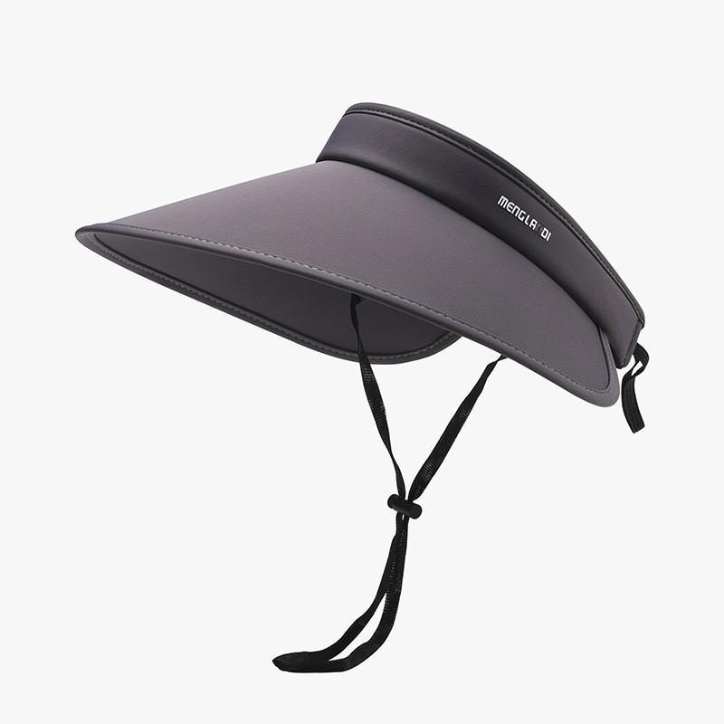Summer double-layer ice silk widened sun hat UV protection sunshade eaves fashion foldable sun protection empty top hat women