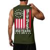 Men's Loose Fit Sleeveless Tank Top Independence Day Print Casual Workout Shirt 1776 Graphic We The People Design 250 Years 2026
