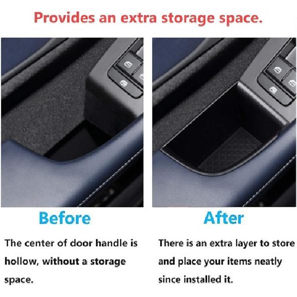 Front Door Side Storage Box Organizer Accessories For Mazda 3 CX30 - 2X