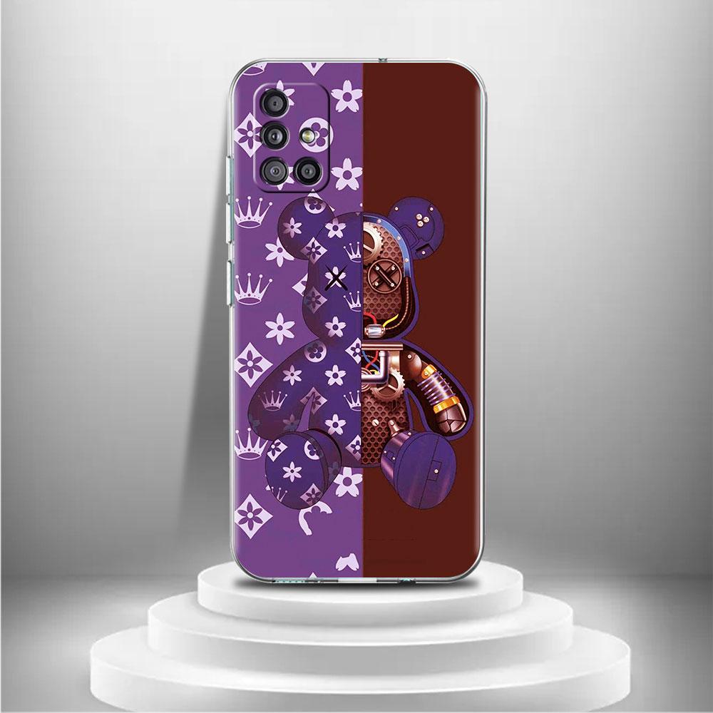 

Прозрачный чехол Robot Bear для Samsung Galaxy A52 A12 A51 A32 A21s A71 A32 A22 50 A70 A31 A72 5G Phone Cover Samsung A30