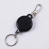 Fashion Flexible Keychain Key Ring Wire Rope Chain Stretched Bag Wallet Decor