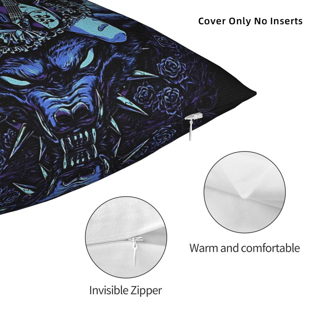 Band Maid Pillowcase Polyester Cushion Cover Gift Rock Music Throw Pillow Case Cover Living Room Wholesale 40*40cm